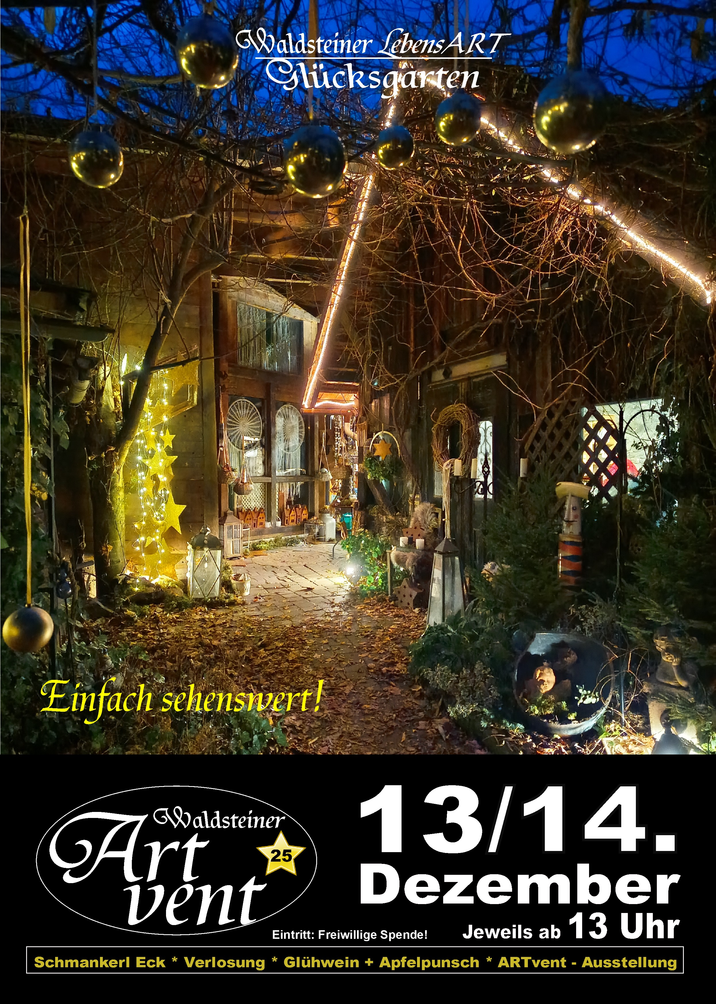 ARTvent im Glücksgarten